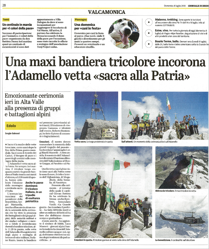 08.07.2018 - Giornale di Brescia